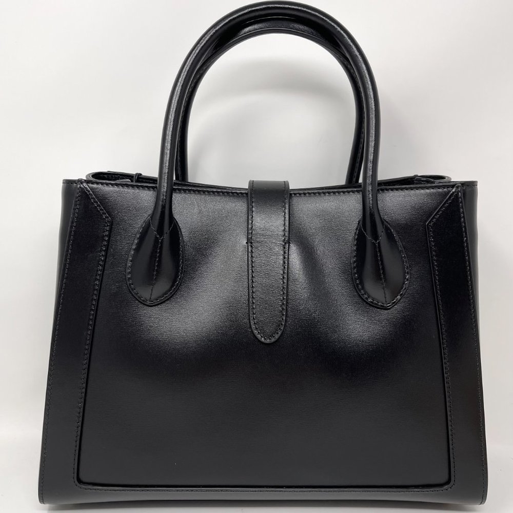 Gucci Black Leather Jackie 1961 Tote - Picture 4 of 8